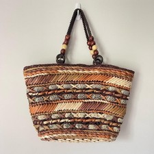 Large Woven Straw tote