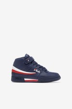 FILA Unisex Kids' F-13 High Top Sneaker Fila Navy/White/Red - 3VF80117-460, Fnvy