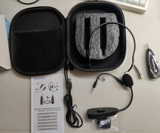 KIMAFUN Headset Wireless Microphone System, No Need Bluetooth G100-1, Black