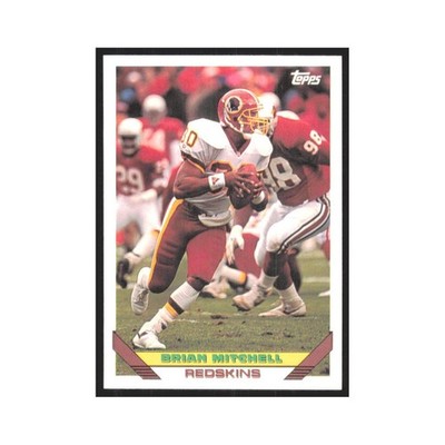 1993 Topps Brian Mitchell Redskins #476