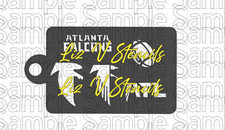 Classic Falcon Football Combo- Face Painting STENCIL