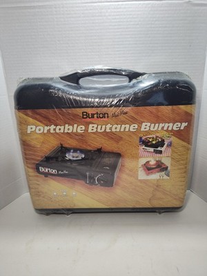Max Burton MiniMax Portable Butane Gas Burner Stove w/Case NEW Sealed READ..