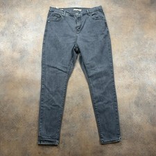 Levi's 721 Jeans Grau Damen (34 Inch Waist) (28 Inch Leg) Skinny Fit Stylisch