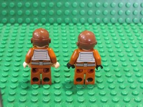 Lot 2 LEGO Star Wars Resistance Pilot Minifigures 75102 75125 Snap Wexley NH55