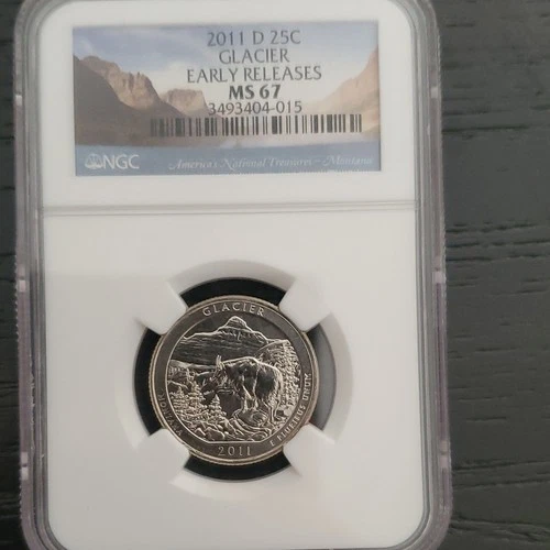 2011-D America the Beautiful Quarters Glacier — photo from the most recent tracked eBay sale
