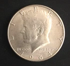 LOT #U 127   1964-D   KENNEDY HALF DOLLAR(AU/BU)
