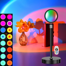 Sunset Lamp, 16 Colors Sunset Projection Lamp with Remote Control, Multiple Colo
