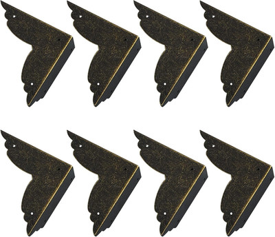 Eckenschutz, FURNITURE_EDGE_BUMPER, Metall, Bronze, 8 Stück, , Retro-Stil, Möbel