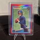 2025 Panini Donruss - Rated Rookie Jaxson Dart #400 Optic Preview Pink Prizm