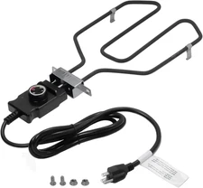 Upgrade 1650W Electric Smoker Heating Element with Adjustable Thermostat Control