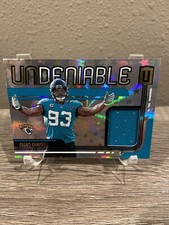 CALAIS CAMPBELL UNDENIABLE JERSEY ASTRAL 006/100 JAGS 2019 UNPARALLELED!!