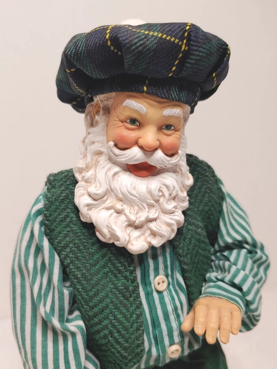 Clothtique Possible Dreams Irish Santa Frothy Beer Pint Plaid Hat