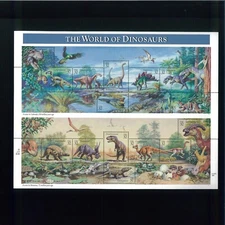 United States 32¢ Dinosaurs Postage Stamp #3136 MNH Full Sheet