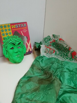 Vintage Halco Star Masquerade Costume Jolly Green Giant Ultra Rare