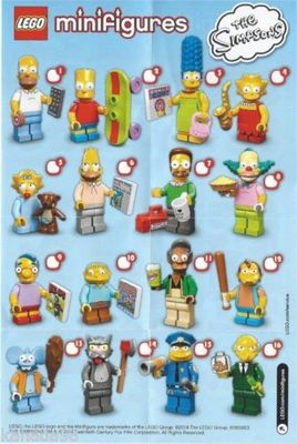 LEGO MINIFIGURES 71005 The Simpsons Series Singles or