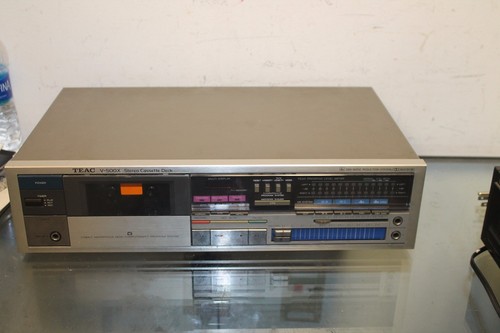 Teac V-500X Cobalt Amorphous Head Computomatic System Stereo Cassette Deck
