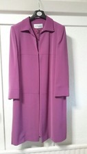 Jacket J Taylor Designer Long Elegant Tailored Fitted Jacket Purple Size 14