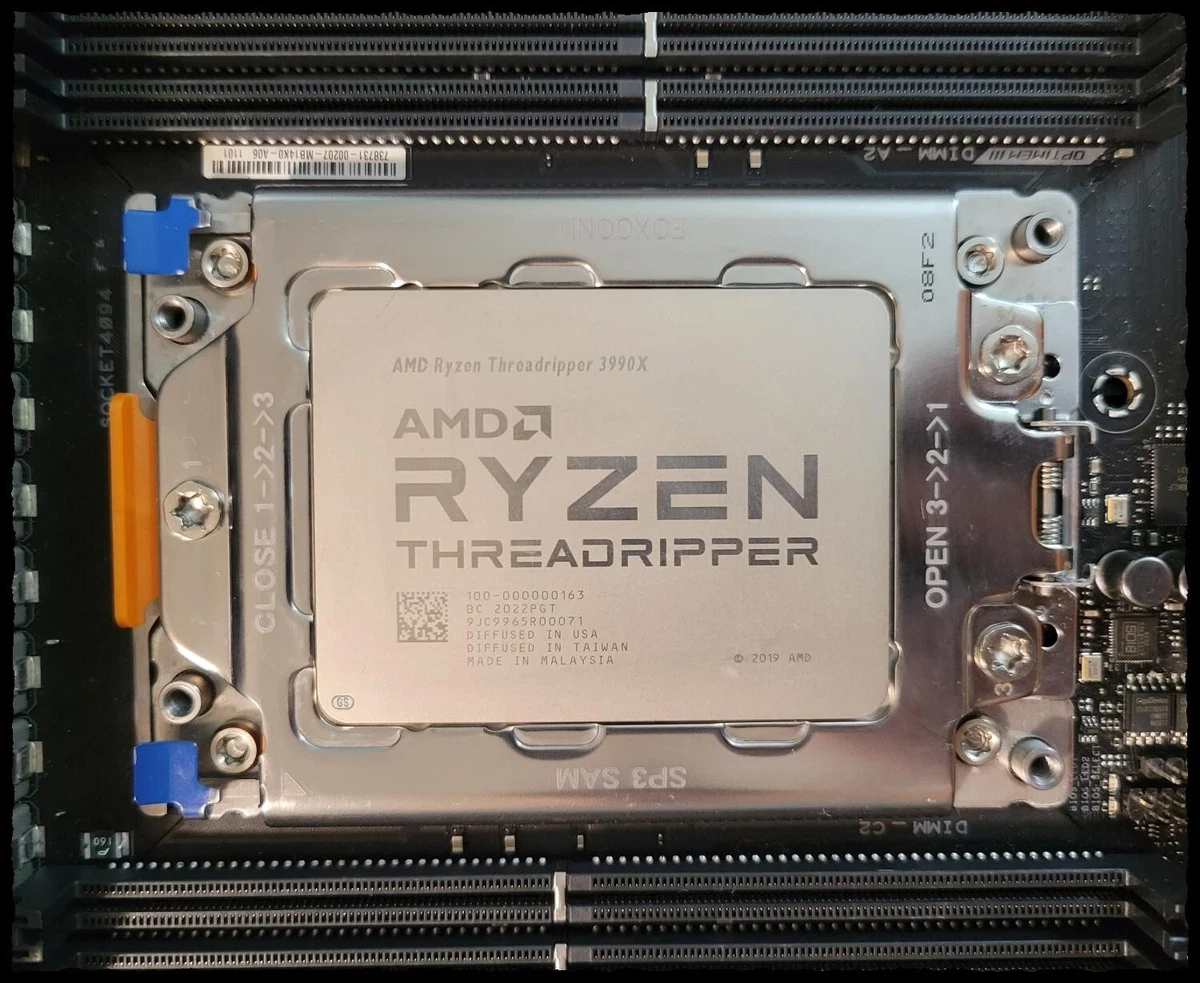 ASUS ROG Zenith II Extreme Alpha Motherboard Threadripper 3990x 64 core CPU