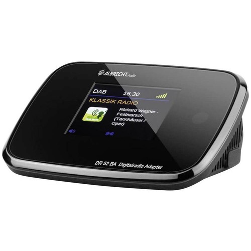 Albrecht DR 52 BA Radio-Adapter DAB+, UKW Bluetooth® Schwarz - Bild 1 von 2