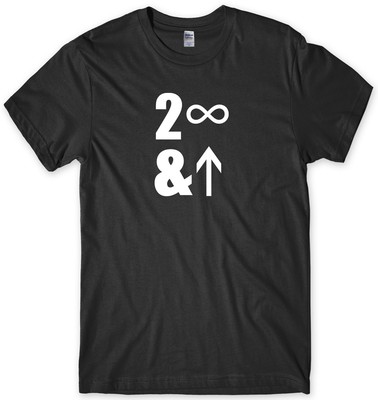 Too Infinity And Beyond lustiges Unisex-T-Shirt für Herren
