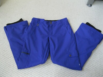 Roxy Lightening Insulated Adjustable Waist Ski Snow Pants Moody Blue Women SM