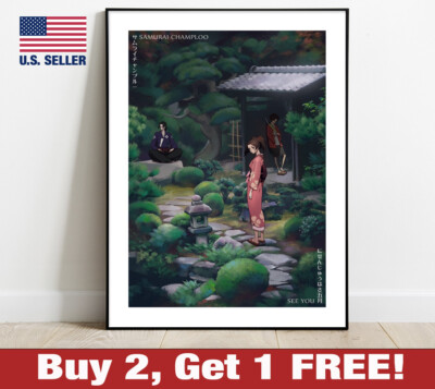 Samurai Champloo Poster 18'' x 24'' Print Anime Manga Wall Art Fuu Jin Mugen 5