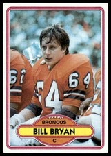 1980 Topps #473 Bill Bryan Denver Broncos