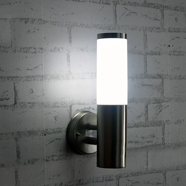 3W/5W/7W LED Outdoor Wall Sconces Light Stainless Lamp Fixture Yard Balcony Door - Image 4 of 4