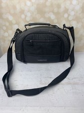 Mainstays Generic Black Nylon Camera Bag 3 Outside Pockets With Shoulder Strap