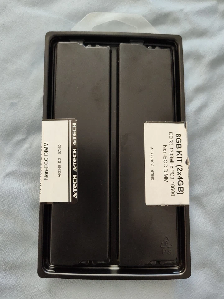 Portátil A-Tech 8 GB 2 x 4 GB PC3-8500 SODIMM DDR3 1066 MHz 204 pines memoria RAM 8G 4G Foto 2 de 4