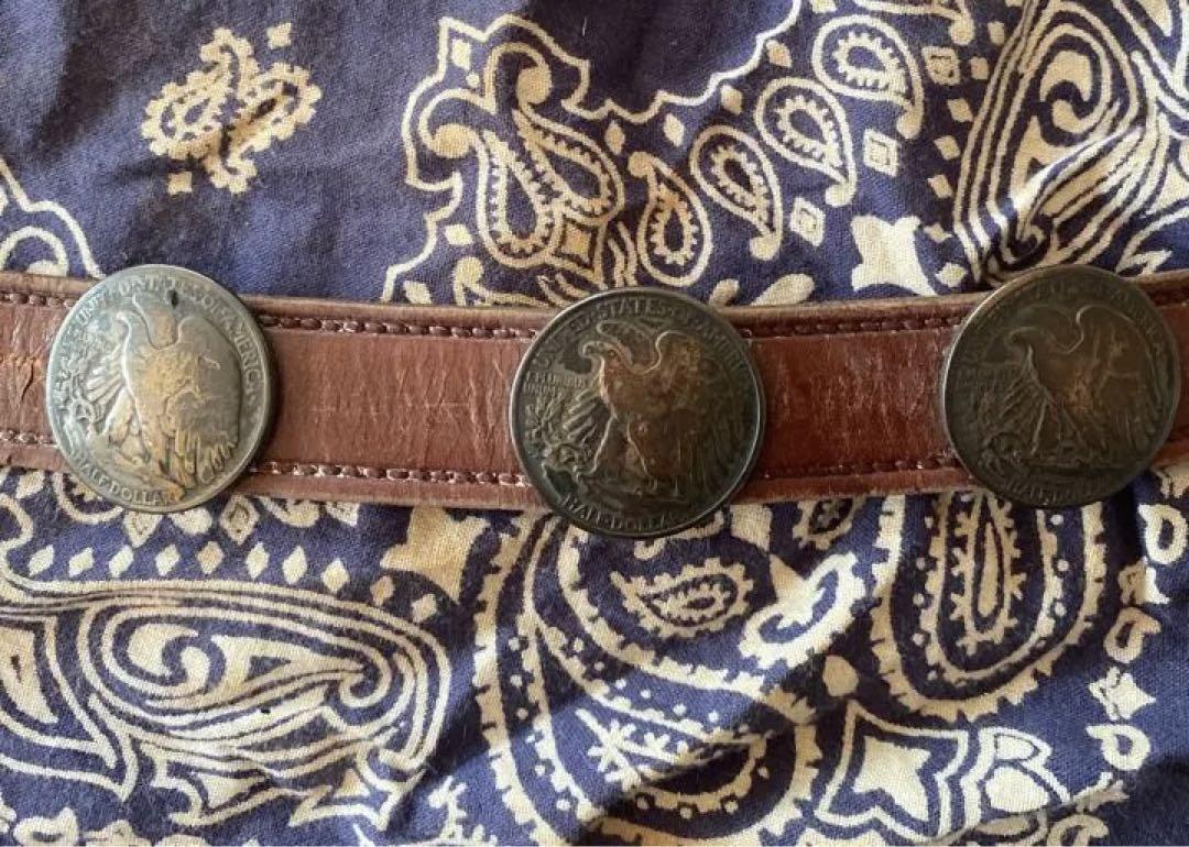 NAVAJO 50s70sVintageWALKing Liberty Gaucho Belt 32inch Rare JAPAN 