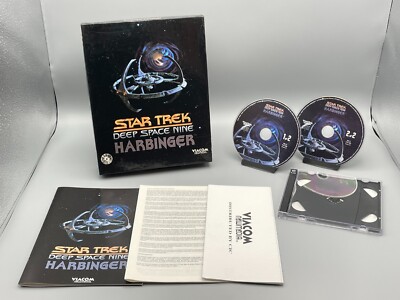 PC-Spiel (Retrogame) ''Star Trek Deep Space Nine - Harbinger'' BigBox, rar, selten