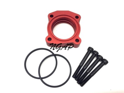 Red Billet Aluminum Vortex Throttle Body Spacer For 03-09 Toyota CAMRY 2.4L