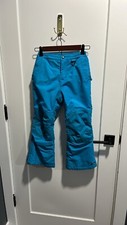 Lands End Squall Teal Blue Snow Pants Size 6 Girls