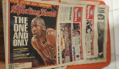 💥Huge Lot Of Michael Jordan Chicago Bulls Nba Retirement Newspapers Champs  💥