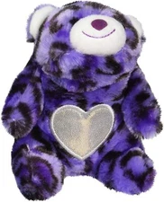 Gund Valentine's Day PURPLE SNUFFLES with Heart Stuffed Plush Bear New with Tags