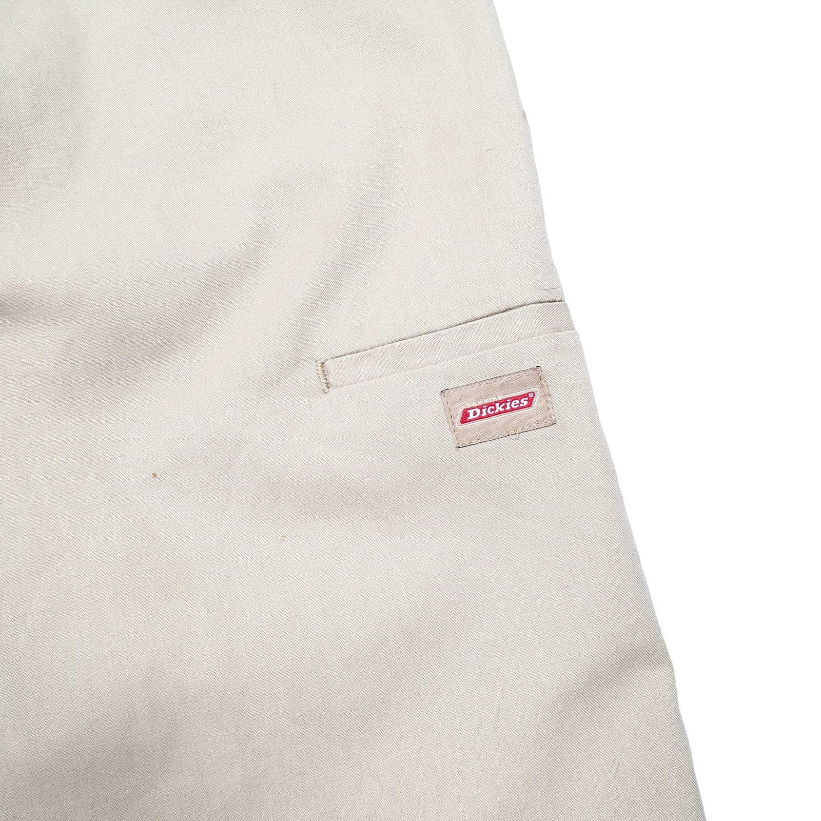 DICKIES Work Beige Chino Cotton Shorts Mens W36 image 2
