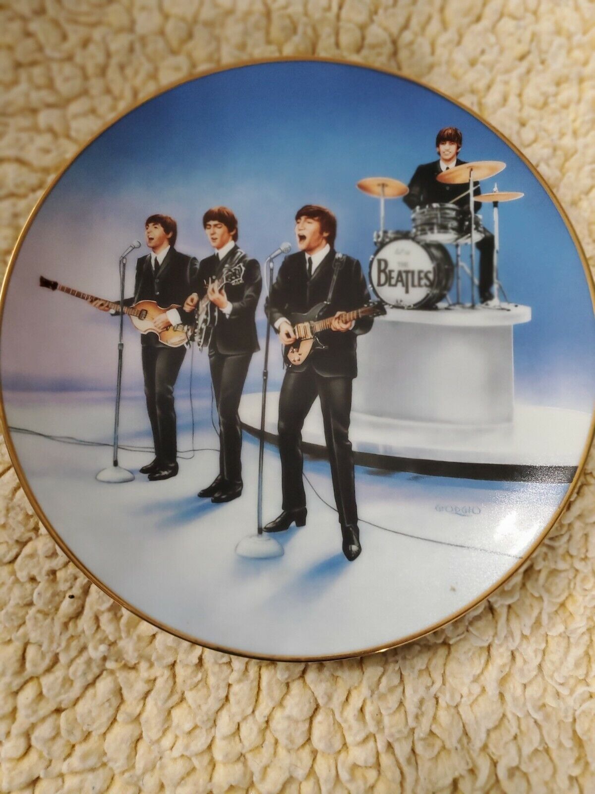 "The Beatles Live In Concert" Numbered Plate 