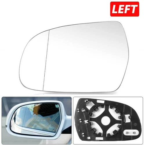 Mirror Glass for 2010-2016 Audi A4 | 2010-2017 Audi A5 | Driver Left Side