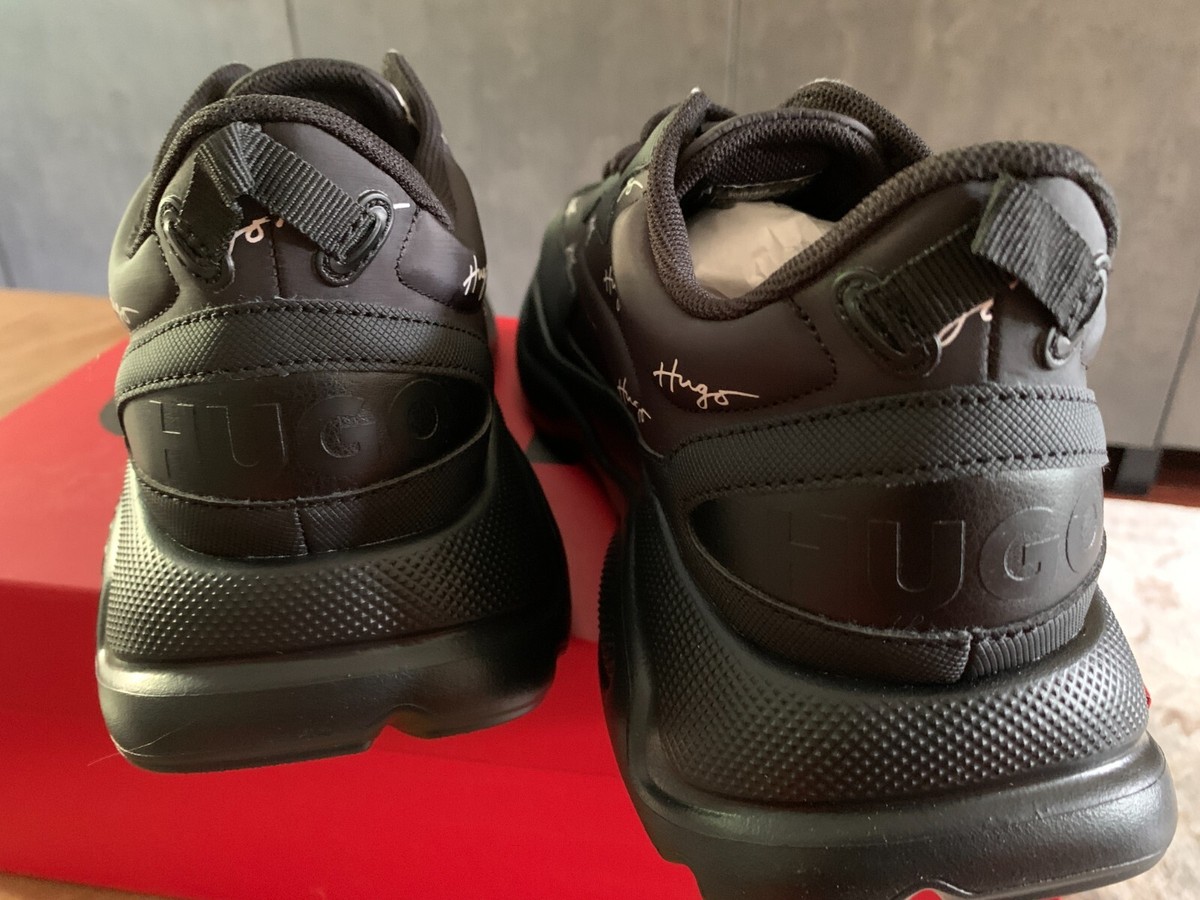 Hugo BossヒューゴボスLeon Runner Sneakersスニーカー Hugo Boss Sneakers Leon Runn Hwlg 10249883 01 New Size 8.0