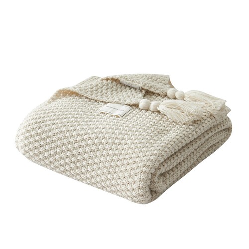 Luxury Knitted Tassel Blanket Sofa Bed Throws Double & King Size Soft Warm Rugs - Picture 13 of 18