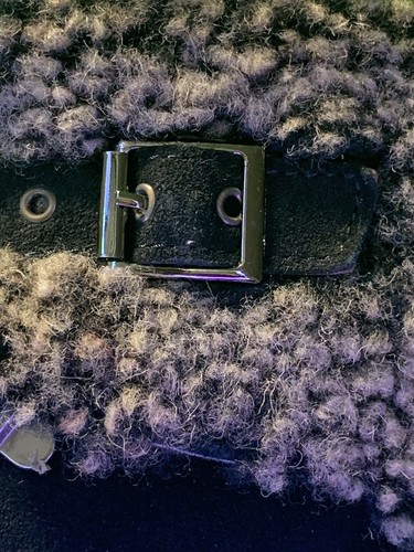 DIJE CALIFORNIA schwarze Winterstiefeletten Größe 7 mit grauem Wildleder echtes Lammfell - Bild 12 von 21