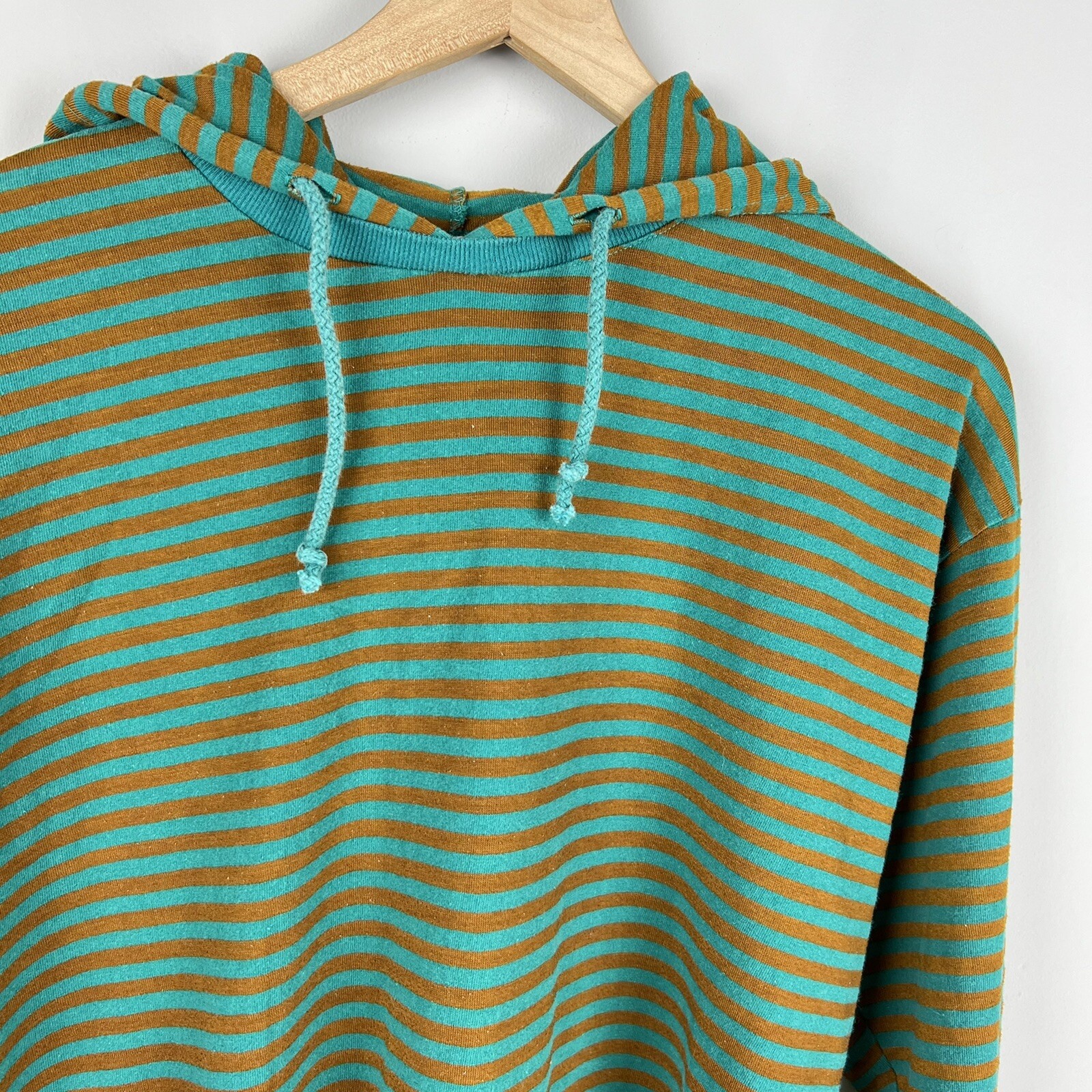 Teal Skater Hoodie Sweatshirt size 