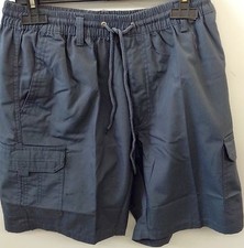 Herren schlupf Kurze Hose Shorts  Bermuda Gr. M-5XL Blau, Grau,Beige und Olive