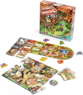 Ultimate Treehouse | Entry Level Resource Management Tile Game | Strategy Board 