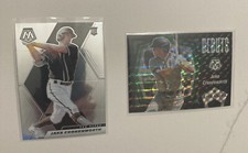 2021 Panini Mosaic Rookie Debuts JAKE CRONENWORTH RC Green Prizm And Base PADRES
