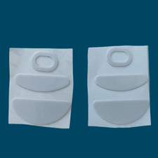 2 Sets Rounded Curved Edges Mouse Feet Skates for SteelSeries Aerox 3/5/9 mouse