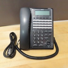 NEC SL2100 IP7WW-24TXH-B1 24 Button digital phone TEL BK BE117452