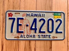 1980 Hawaii License Plate - 420 Plate