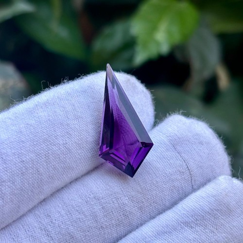 Natürlich Amethyst 9.1 Karat Drachen Facettiert Schliff Lose Edelstein Für - Picture 2 of 5